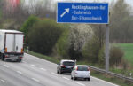 Abstandsversto&szlig; auf der Autobahn