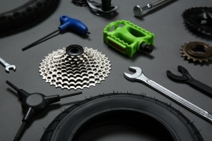 Das individuelle Fahrrad: Beim Tuning können Felgen, Schrauben und Reifen ausgetauscht werden.