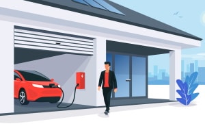 Auch für die private Ladeinfrastruktur kann eine Förderung beantragt werden.