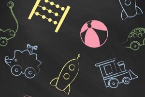 Spielzeug kann das Autofahren mit einem Baby erleichtern.