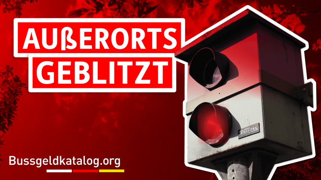 Unser Video informiert Sie über alle Konsequenzen, wenn Sie außerorts geblitzt worden sind.