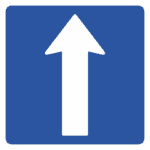 Tschechien: Verkehrszeichen Einbahnstra&szlig;e