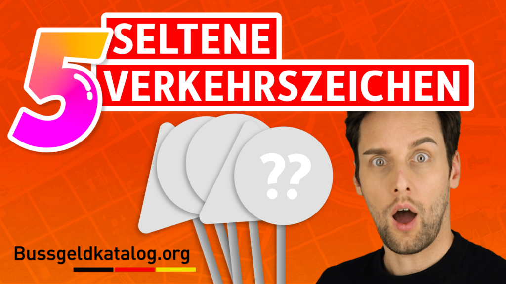 Diese fünf Verkehrszeichen sind so selten, dass kaum jemand deren Bedeutung kennt. Wir klären auf!